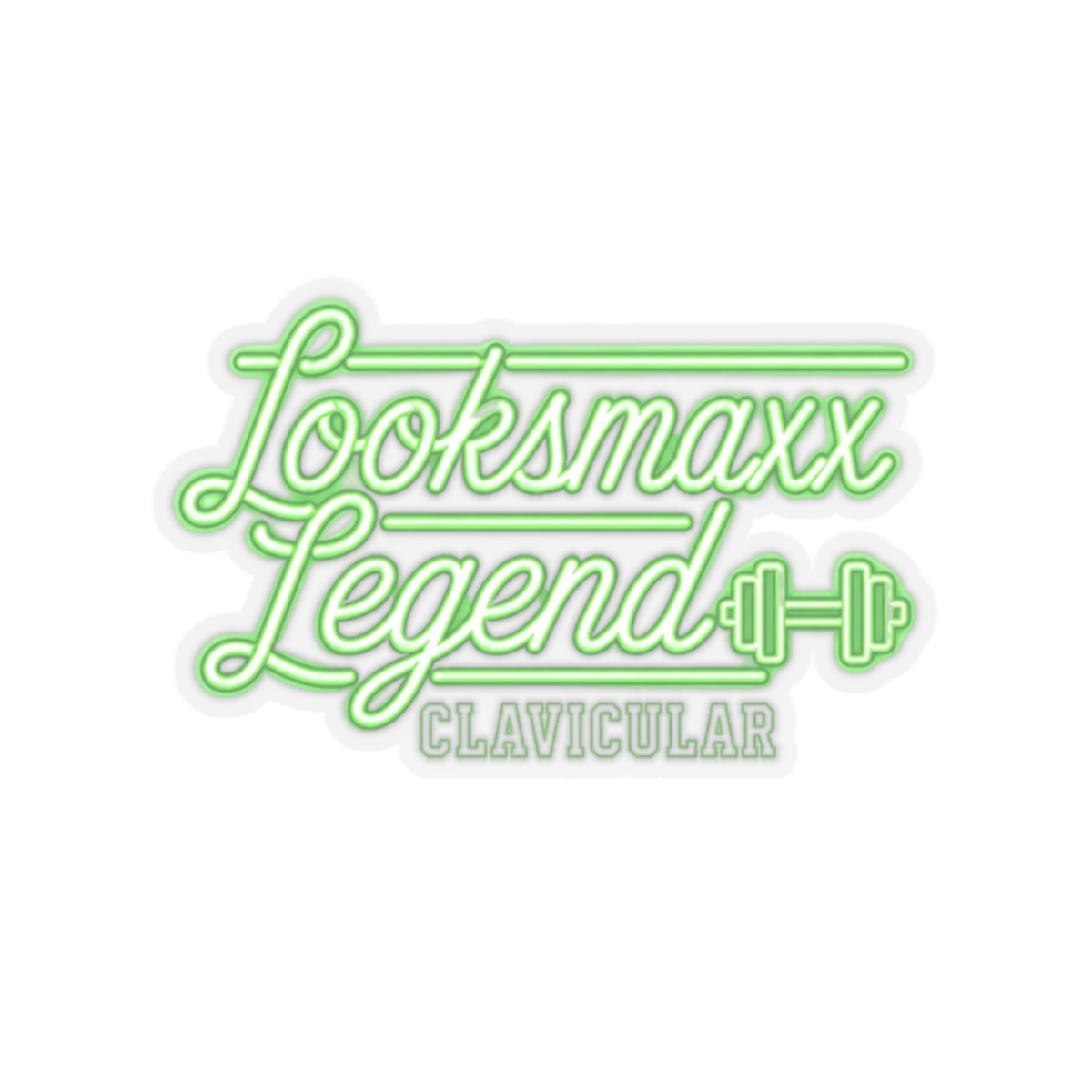 Clavicular "Looksmaxx Legend" Sticker